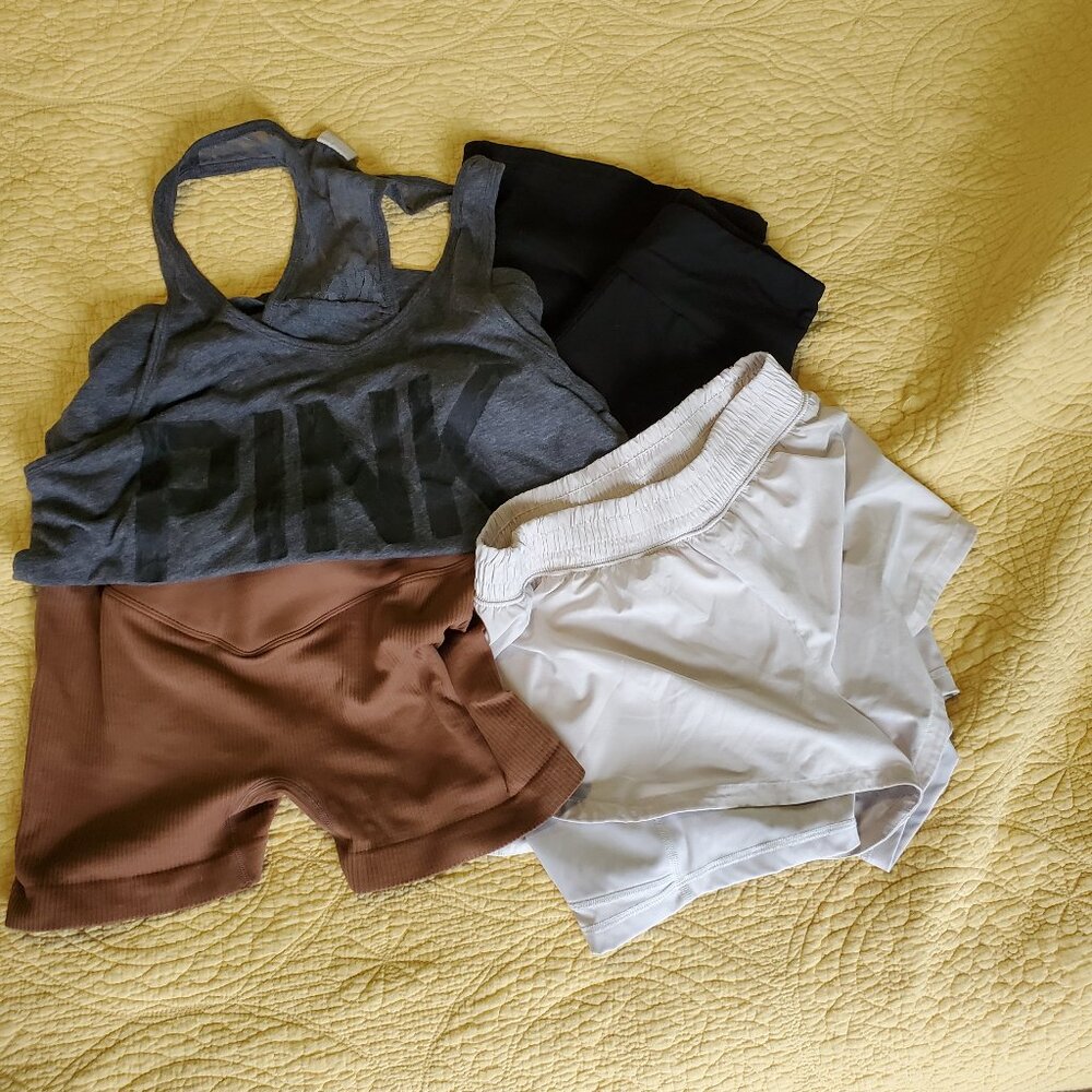 Pink and others Athletic Batch, Size S and M